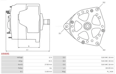 Alternator AS-PL A9469S