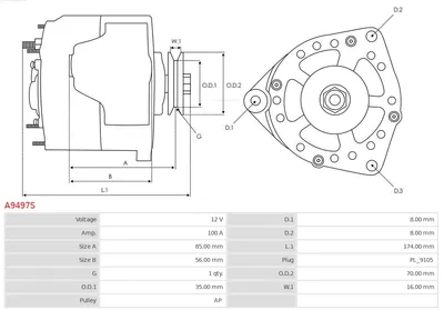Alternative AS-PL A9497S