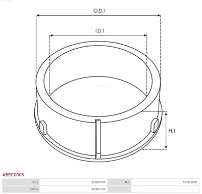 Protection cover, alternator AS-PL ABEC0005