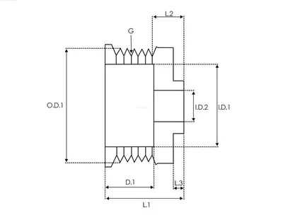 Belt Pulley, alternator Audi A2 · Audi A3 Convertible · Audi A1