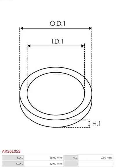 Repair kit, alternator AS-PL ARS0105S