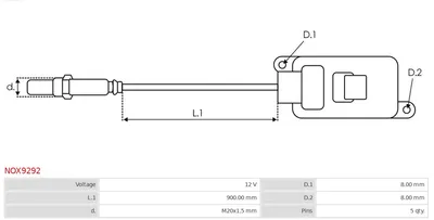NOx Sensor, urea injection Audi A3 · Audi A3 Sportback · Audi A3 Limousine