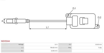 NOx Sensor, urea injection Man TGE Van · Man TGE Platform/Chassis · Man TGE Bus