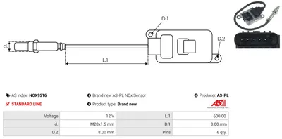 NOx Sensor, urea injection Opel ANTARA A · Opel INSIGNIA A · Opel INSIGNIA A Saloon