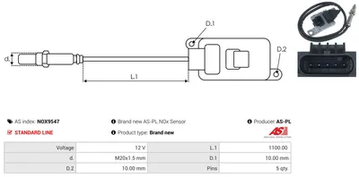NOx Sensor, urea injection Skoda YETI