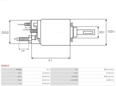 Solenoid Switch, starter Citroën ZX · Citroën AX · Citroën BX