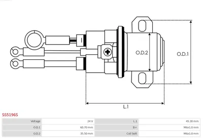 Magnetic switch, stander AS-PL SS5196E