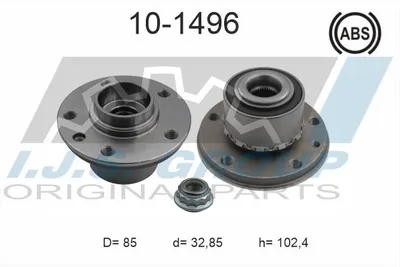 Wheel Bearing Kit Vw TOUAREG · Vw MULTIVAN T5 · Vw TRANSPORTER T5 Platform/Chassis (7JD, 7JE, 7JL, 7JY, 7JZ, 7F
