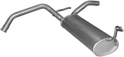Rear Muffler Citroën C1 · Peugeot 107 · Toyota AYGO