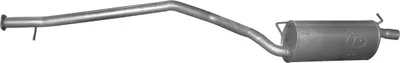 Rear Muffler Ford TOURNEO CONNECT · Ford TRANSIT CONNECT