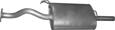 Rear Muffler Honda CIVIC VI Fastback