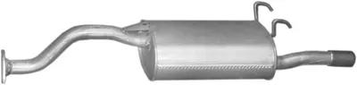 Rear Muffler Honda CIVIC V Saloon · Honda CIVIC V Coupe · Honda CIVIC VI Saloon