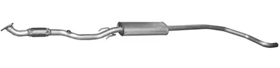 Centre Muffler Opel CORSA D