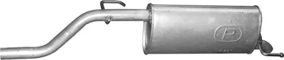 Rear Muffler Opel CORSA D