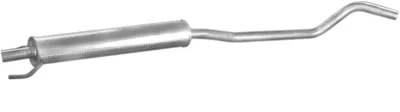 Centre Muffler Opel CORSA C