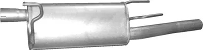 Rear Muffler Opel COMBO Box Body/MPV · Opel COMBO Tour
