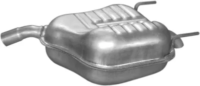 Rear Muffler Opel VECTRA C · Opel VECTRA C GTS