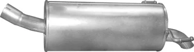 Rear Muffler Opel ZAFIRA / ZAFIRA FAMILY B · Vauxhall ZAFIRA Mk II