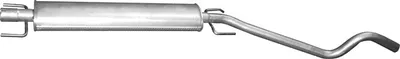 Centre Muffler Opel ASTRA H Estate