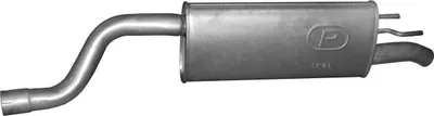Rear Muffler Opel MERIVA B MPV