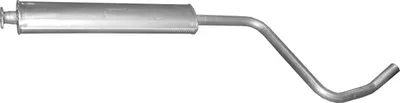Centre Muffler Opel ASTRA J Sports Tourer · Chevrolet CRUZE · Chevrolet CRUZE Hatchback