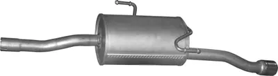 Rear Muffler Peugeot 206+