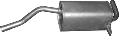 Rear Muffler Renault MODUS / GRAND MODUS · Renault CLIO III · Renault CLIO III Grandtour