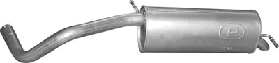 Rear Muffler Vw POLO IV · Skoda FABIA II · Seat IBIZA IV