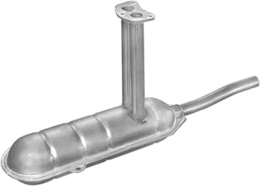 Rear Muffler Skoda 105,120 · Skoda RAPID