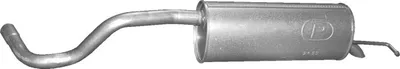 Rear Muffler Skoda ROOMSTER