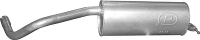 Rear Muffler Seat IBIZA IV SC · Seat IBIZA IV · Skoda FABIA II
