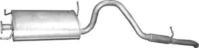 Rear Muffler Suzuki GRAND VITARA I Open Off-Road Vehicle