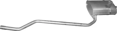 Rear Muffler Toyota COROLLA Compact
