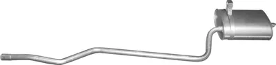 Rear Muffler Toyota COROLLA Compact