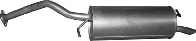 Rear Muffler Toyota PRIUS Liftback