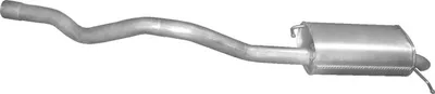 Rear Muffler Vw MULTIVAN T5 · Vw TRANSPORTER T5 Platform/Chassis (7JD, 7JE, 7JL, 7JY, 7JZ, 7F · Vw TRANSPORTER T5 Van