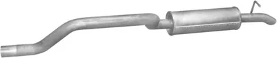 Rear silencer POLM 37.06