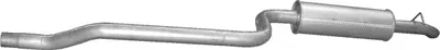 Rear silencer POLM 37.21