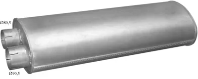 Rear silencer POLM 68.02