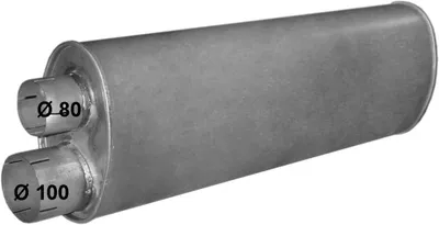 Rear silencer POLM 68.40