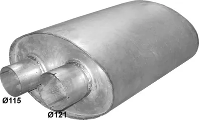 Back silencer POLM 68.49