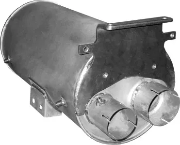 Back silencer POLM 68.71