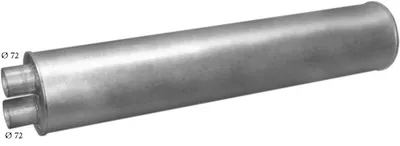 Rear silencer POLM 69.37