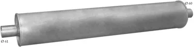 Rear silencer POLM 69.42
