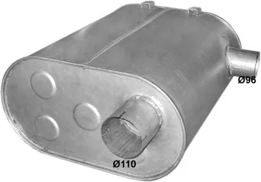 POLMO 70.10 posterior silencer