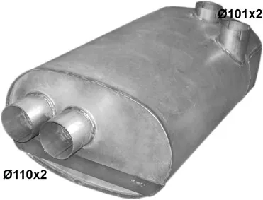Back silencer POLM 79.00