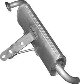 Rear Muffler Piaggio QUARGO Platform/Chassis