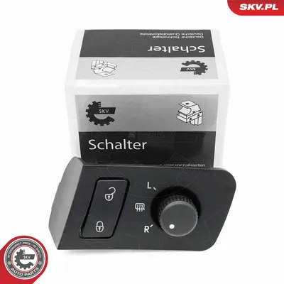 Switch, exterior rearview mirror adjustment Vw CADDY III Box Body/MPV · Vw CADDY III MPV · Vw TOURAN