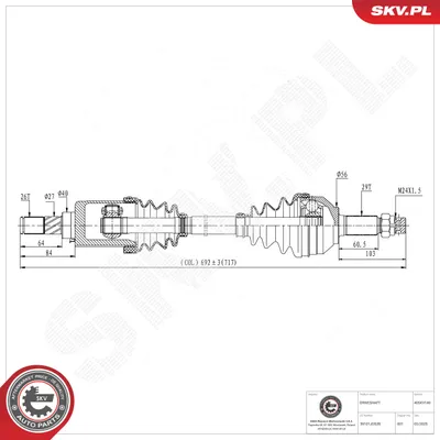 Drive Shaft Nissan QASHQAI I · Nissan QASHQAI I VAN