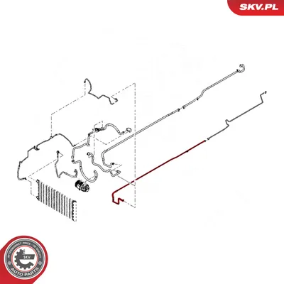 High Pressure Line, air conditioning Fiat TALENTO Bus · Nissan NV300 Kombi · Opel VIVARO B Bus